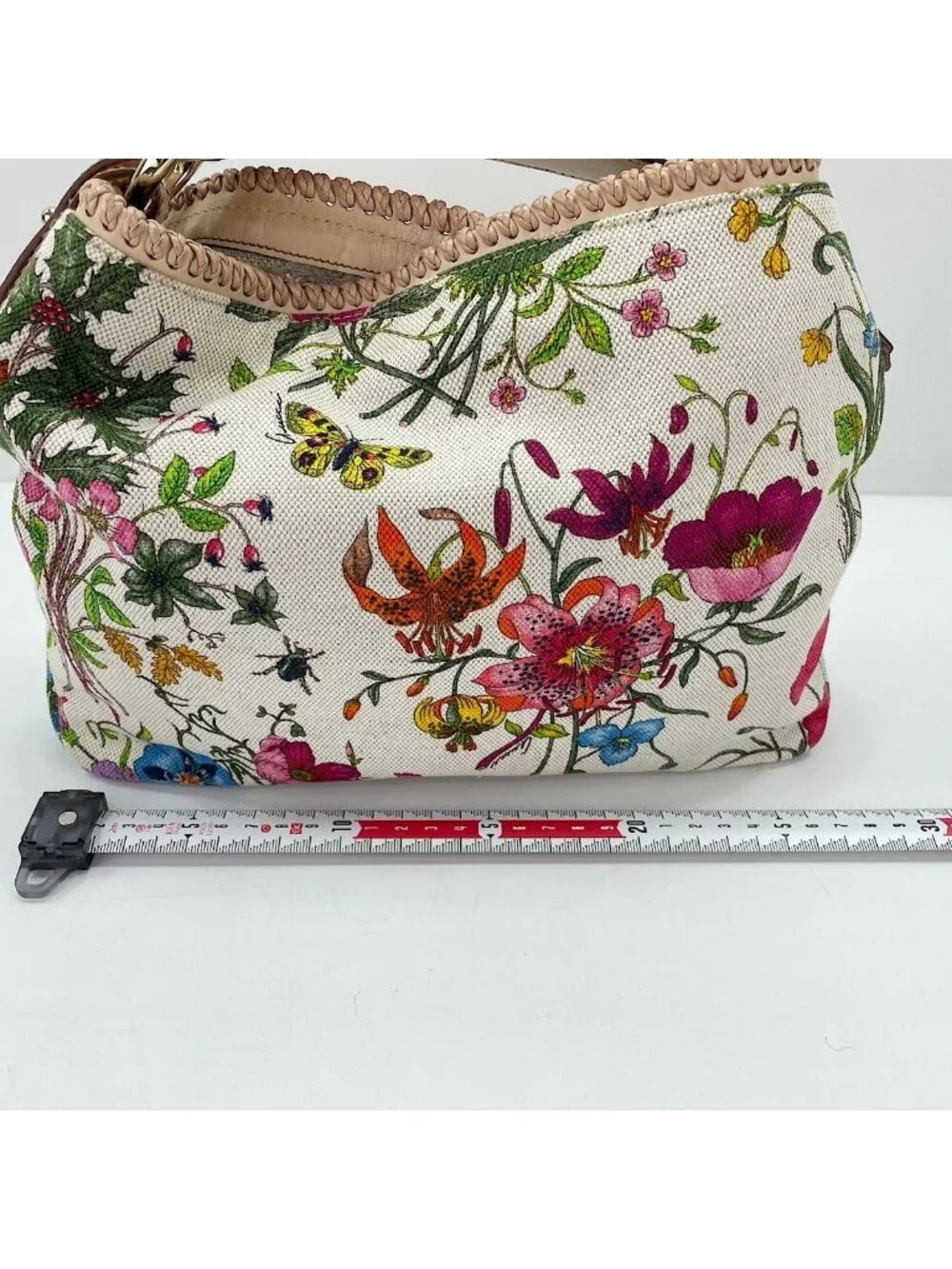Gucci Handbag Canvas Floral